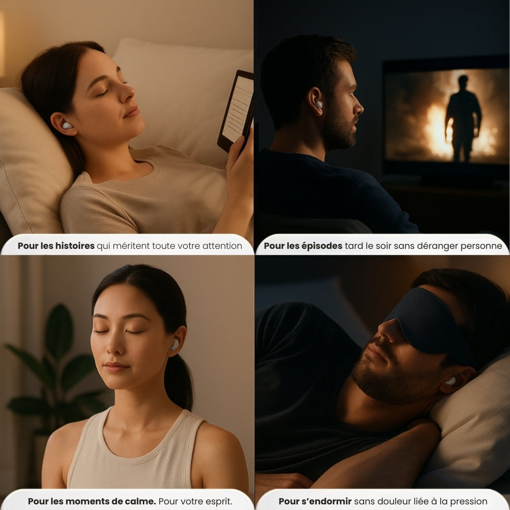CalmiBuds™ – Les écouteurs invisibles