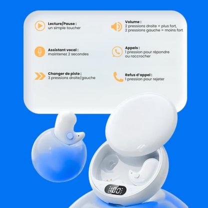 CalmiBuds™ – Les écouteurs invisibles