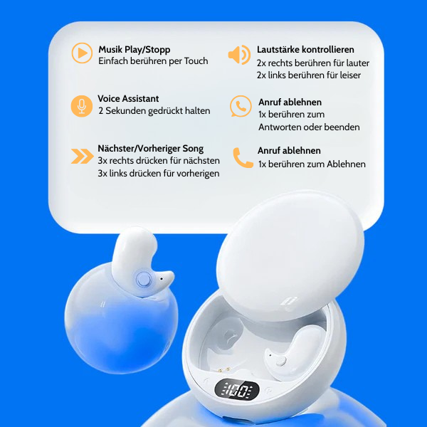 CalmiBuds™ – Die unsichtbaren Earbuds ohne Druckgefühl